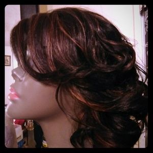1B/30 Good Condition Full Wig With Side Part